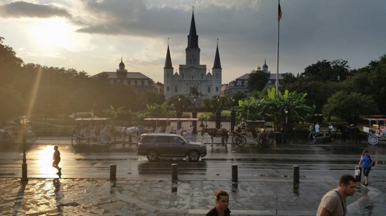 St. Louis Cathedral, French Quarter, New Orleans. 