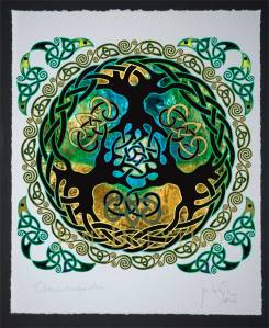 "YGGDRASIL World Tree" by Jen Delyth, Celtic Art Studio 