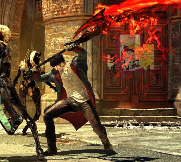 Dante swinging the Arbiter