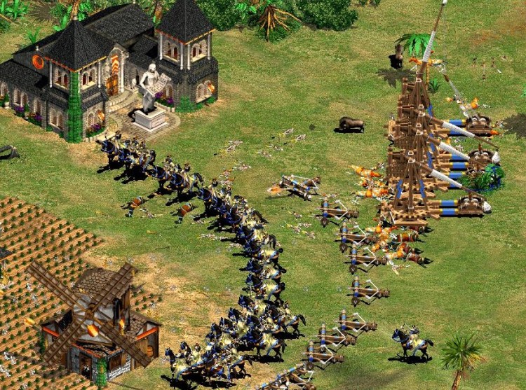 That house won't be standing for long. 